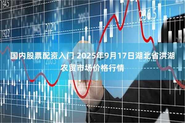 国内股票配资入门 2025年9月17日湖北省洪湖农贸市场价格行情