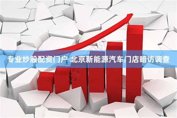 专业炒股配资门户 北京新能源汽车门店暗访调查